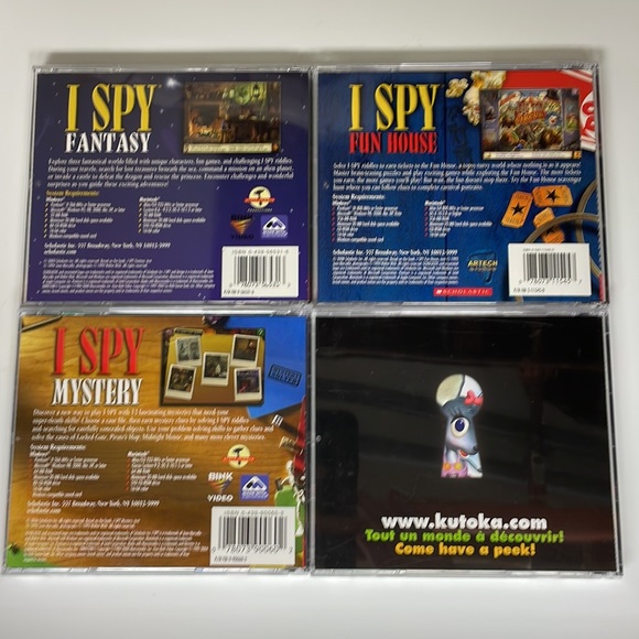 I SPY & KUTOKA CD-ROM discs for kids Windows/MAC compatible - Picture 2 of 7